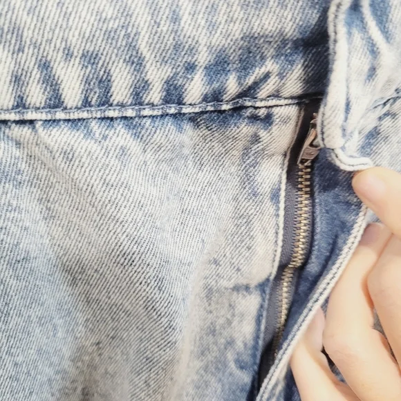 Adidas X KSENIASCHNAIDER Denim Fray Mini Skirt - Picture 3 of 8